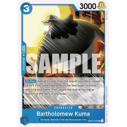 Bartholomew Kuma (OP02 - 057) [Starter Deck 17: BLUE Donquixote Doflamingo] - PokéBox Australia