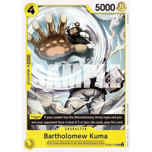 Bartholomew Kuma (OP09 - 108) [Emperors in the New World] - PokéBox Australia