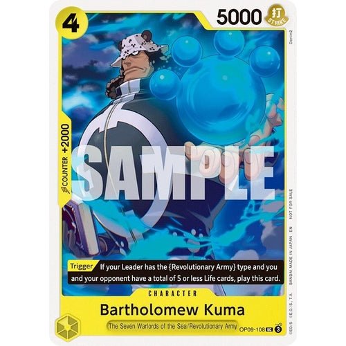 Bartholomew Kuma (Tournament Pack 2025 Vol. 4) (OP09 - 108) (One Piece Promotion Cards) - PokéBox Australia