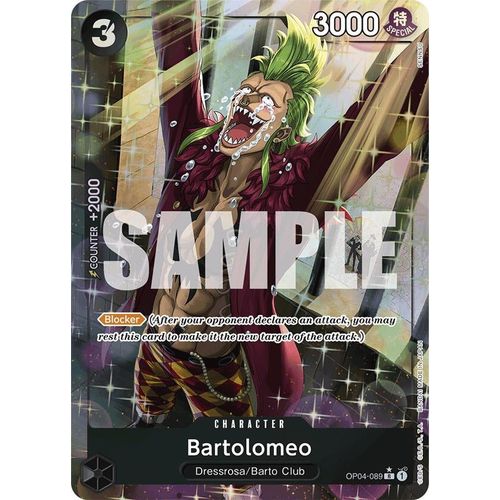 Bartolomeo (OP04 - 089) (Alternate Art) (OP04 - 089) [Premium Booster - The Best - ] - PokéBox Australia