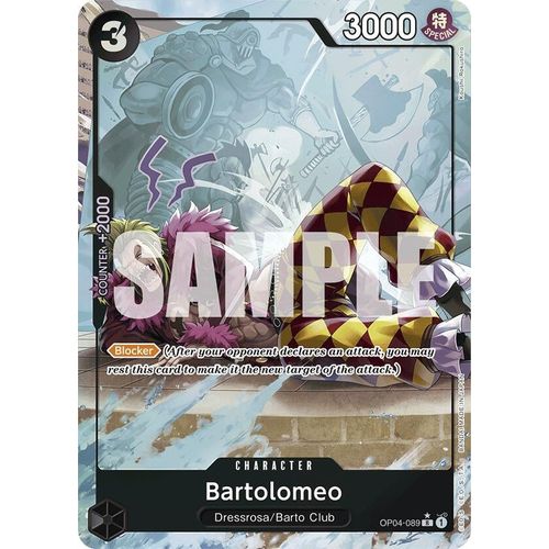 Bartolomeo (OP04 - 089) (Full Art) (OP04 - 089) [Premium Booster - The Best - ] - PokéBox Australia