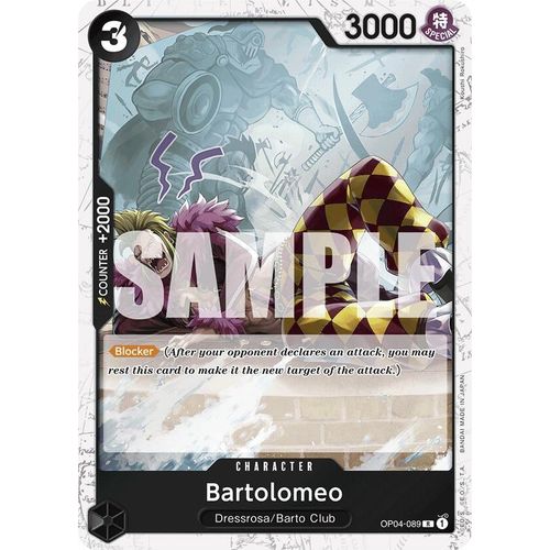 Bartolomeo (OP04 - 089) (Jolly Roger Foil) (OP04 - 089) [Premium Booster - The Best - ] - PokéBox Australia