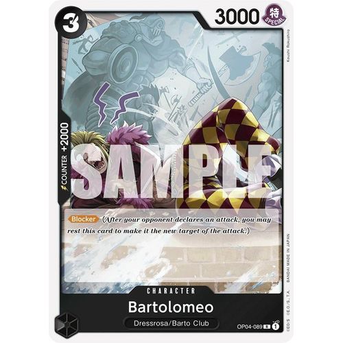 Bartolomeo (OP04 - 089) (Reprint) (OP04 - 089) [Premium Booster - The Best - ] - PokéBox Australia