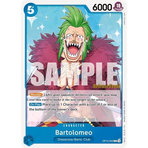 Bartolomeo (OP10 - 052) [Royal Blood Release Event Cards] - PokéBox Australia