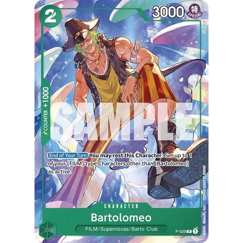 Bartolomeo (P - 029) [Starter Deck 16: GREEN Uta] - PokéBox Australia