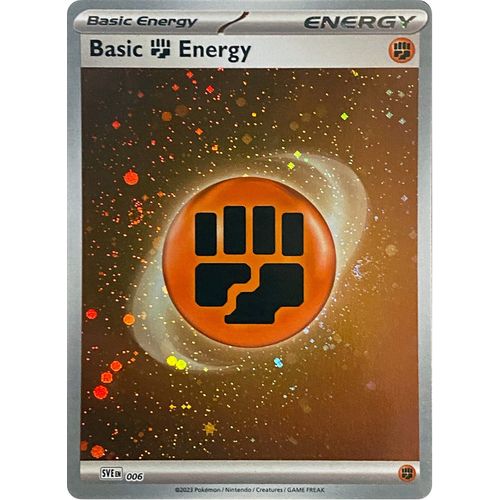 Basic Fighting Energy (Cosmos Holo) (006) [SV01: Scarlet & Violet Base Set] - PokéBox Australia