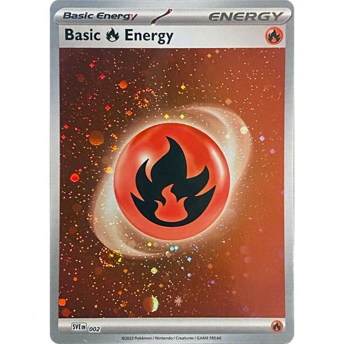 Basic Fire Energy (Cosmos Holo) (002) [SV01: Scarlet & Violet Base Set] - PokéBox Australia