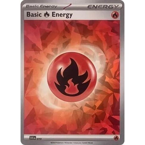 Basic Fire Energy (Cracked Ice Holo) (010) [SVE: Scarlet & Violet Energies] - PokéBox Australia