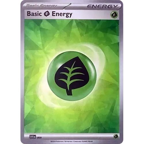 Basic Grass Energy (Cracked Ice Holo) (009) [SVE: Scarlet & Violet Energies] - PokéBox Australia