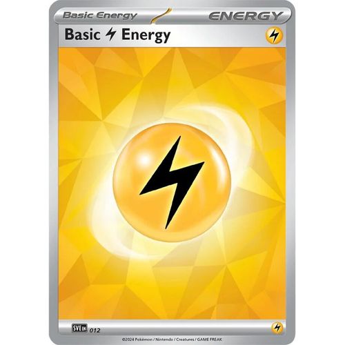 Basic Lightning Energy - 012 (012) [SVE: Scarlet & Violet Energies] - PokéBox Australia