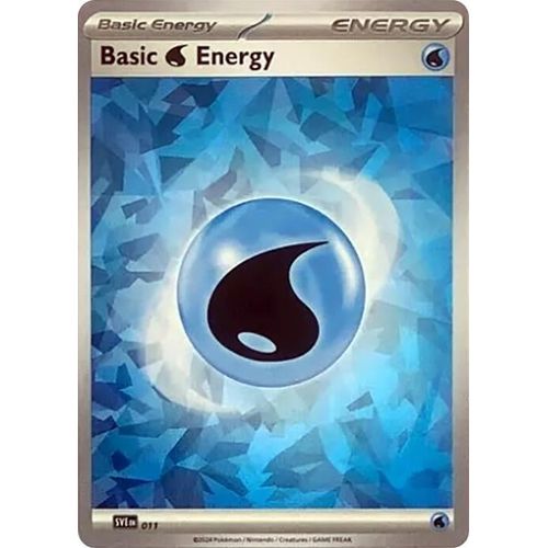 Basic Water Energy (Cracked Ice Holo) (011) [SVE: Scarlet & Violet Energies] - PokéBox Australia
