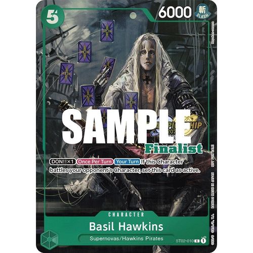 Basil Hawkins (CS 2023 Top Players Pack) [Finalist] (ST02 - 010) [One Piece Promotion Cards] - PokéBox Australia