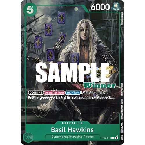 Basil Hawkins (CS 2023 Top Players Pack) [Winner] (ST02 - 010) [One Piece Promotion Cards] - PokéBox Australia