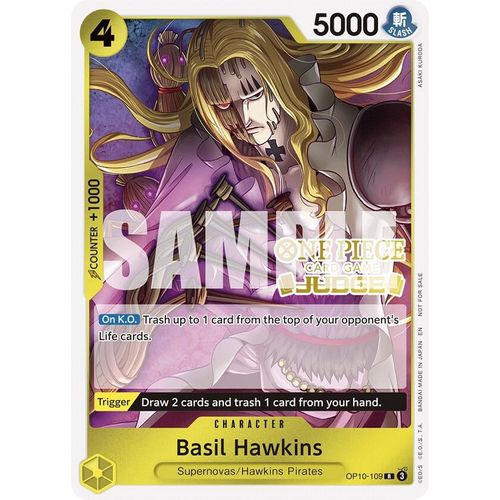 Basil Hawkins (Judge Pack Vol. 6) (OP10 - 109) (One Piece Promotion Cards) - PokéBox Australia