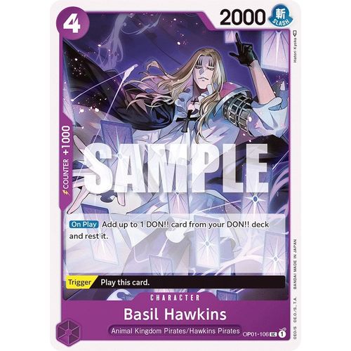 Basil Hawkins (OP01 - 106) [Romance Dawn] - PokéBox Australia