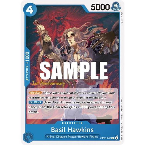 Basil Hawkins (OP05 - 047) [Awakening of the New Era: 1st Anniversary Tournament Cards] - PokéBox Australia
