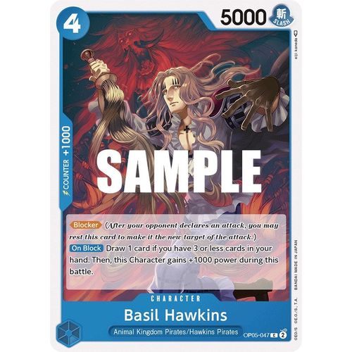 Basil Hawkins (OP05 - 047) [Awakening of the New Era] - PokéBox Australia