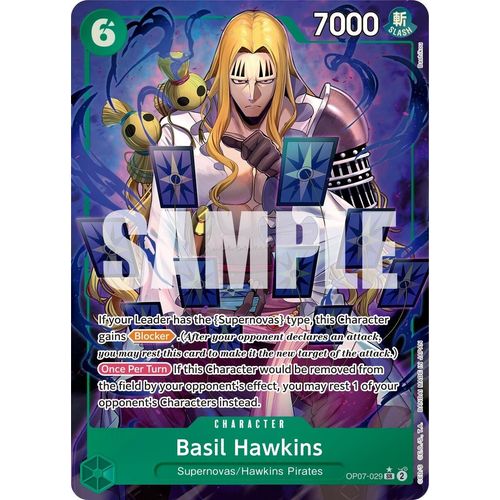 Basil Hawkins (Parallel) (OP07 - 029) [500 Years in the Future] - PokéBox Australia