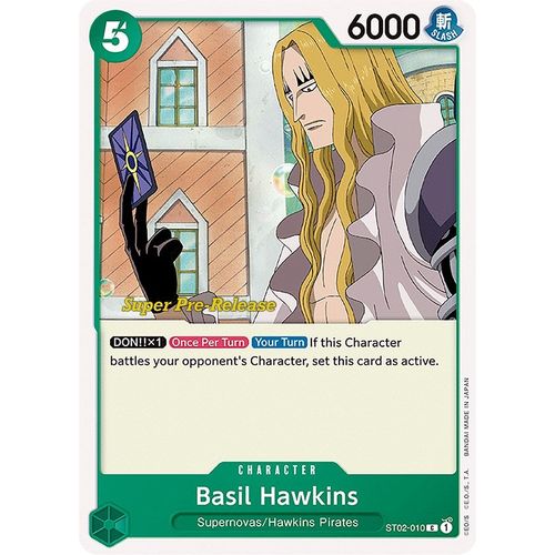 Basil Hawkins (ST02 - 010) [Super Pre - Release Starter Deck 2: Worst Generation] - PokéBox Australia
