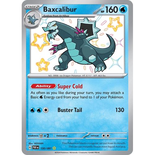 Baxcalibur (130/091) [SV: Paldean Fates] - PokéBox Australia