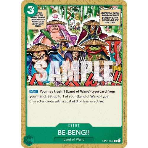 BE - BENG!! (OP01 - 059) [Romance Dawn] - PokéBox Australia