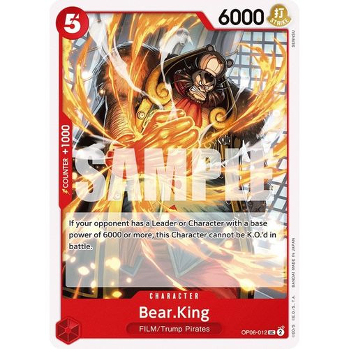 Bear.King (OP06 - 012) [Wings of the Captain] - PokéBox Australia