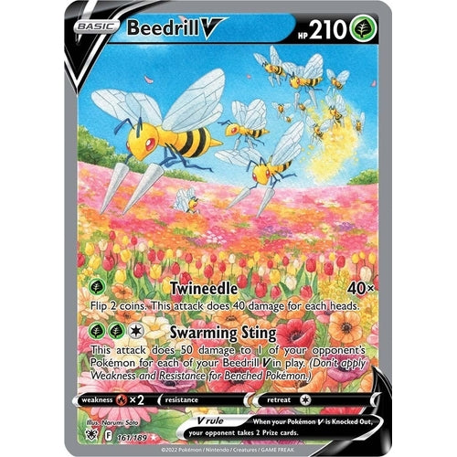 Beedrill V (Alternate Full Art) (161/189) (SWSH10: Astral Radiance) - PokéBox Australia