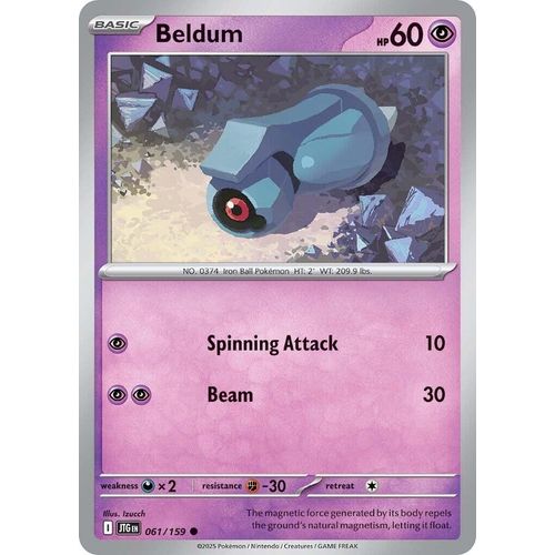 Beldum (061/159) (SV09: Journey Together) - PokéBox Australia