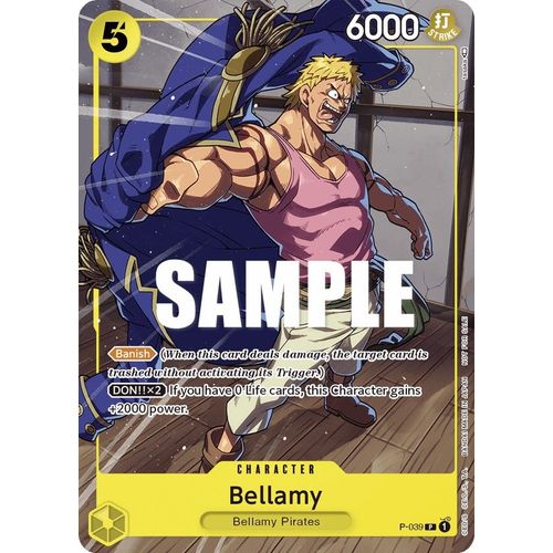 Bellamy (Pirates Party Vol. 4) (P - 039) [One Piece Promotion Cards] - PokéBox Australia
