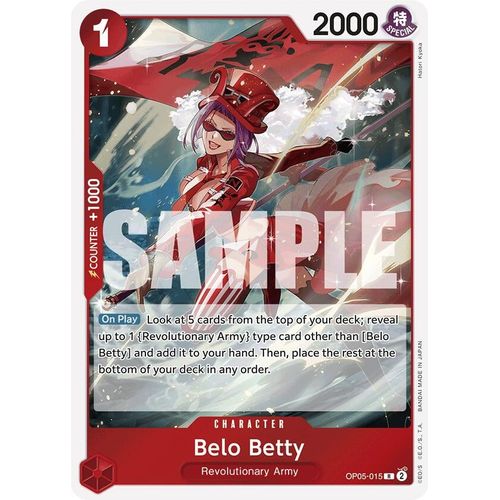 Belo Betty (OP05 - 015) (Reprint) (OP05 - 015) [Premium Booster - The Best - ] - PokéBox Australia
