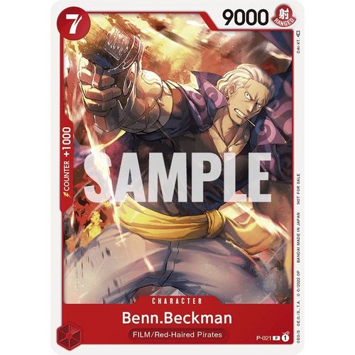 Benn.Beckman (One Piece Film Red) (P - 021) [One Piece Promotion Cards] - PokéBox Australia