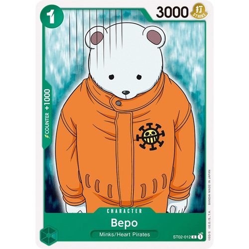 Bepo (ST02 - 012) [Starter Deck 2: Worst Generation] - PokéBox Australia