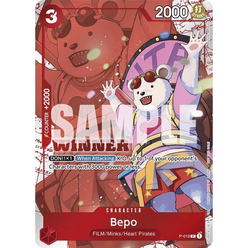 Bepo (Winner Pack Vol. 7) (P - 019) [One Piece Promotion Cards] - PokéBox Australia