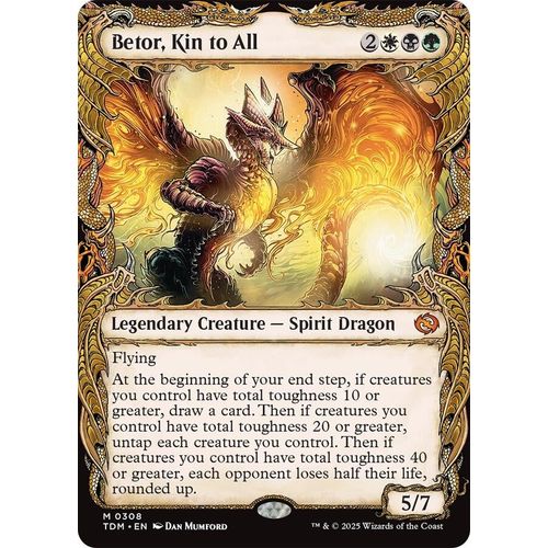 Betor, Kin to All (Showcase) (308) (Tarkir: Dragonstorm) - PokéBox Australia