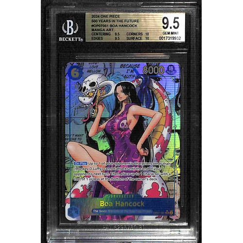 BGS 9.5 Boa Hancock Manga Art OP07 - 051 - 2024 One Piece Card Game Years In The Future 9932 - PokéBox Australia