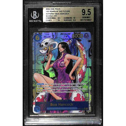 BGS 9.5 Boa Hancock Manga Art OP07 - 051 - 2024 One Piece Card Game Years In The Future 9937 - PokéBox Australia