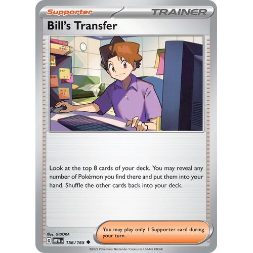 Bill's Transfer (156/165) [SV: Scarlet & Violet 151] - PokéBox Australia