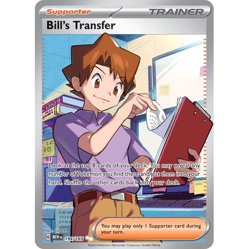 Bill's Transfer (194/165) [SV: Scarlet & Violet 151] - PokéBox Australia