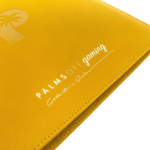 Palms Off Gaming - 12 Pocket Collectors Series Trading Card Binder (Yellow) - PokéBox Australia