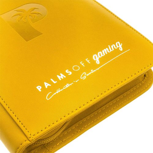 Palms Off Gaming - 4 Pocket Collectors Series Trading Card Binder (Yellow) - PokéBox Australia