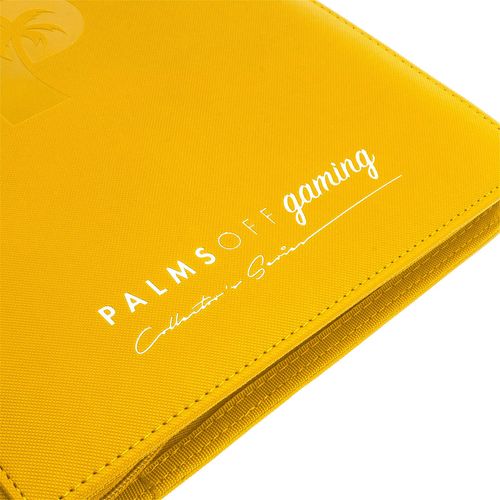 Palms Off Gaming - 9 Pocket Collectors Series Trading Card Binder (Yellow) - PokéBox Australia