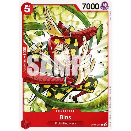 Bins (OP11 - 011) [A Fist of Divine Speed] - PokéBox Australia