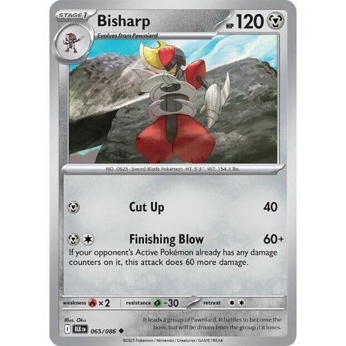 Bisharp (065/086) (SV: Black Bolt) - PokéBox Australia