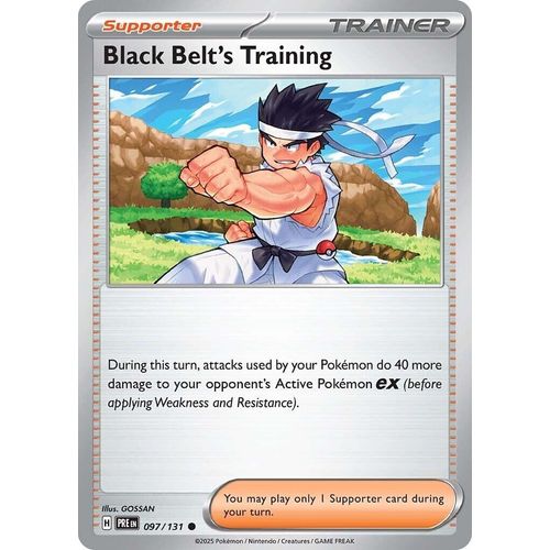 Black Belt's Training (097/131) [SV: Prismatic Evolutions] - PokéBox Australia