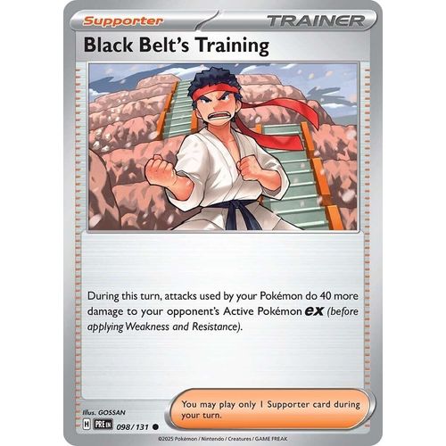 Black Belt's Training (098/131) [SV: Prismatic Evolutions] - PokéBox Australia