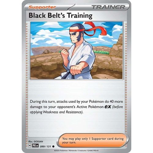 Black Belt's Training (099/131) [SV: Prismatic Evolutions] - PokéBox Australia