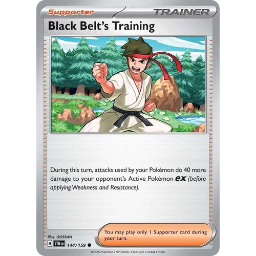 Black Belt's Training (144/159) (SV09: Journey Together) - PokéBox Australia