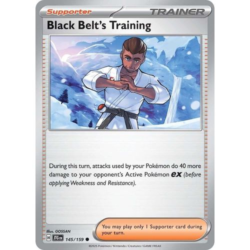 Black Belt's Training (145/159) (SV09: Journey Together) - PokéBox Australia