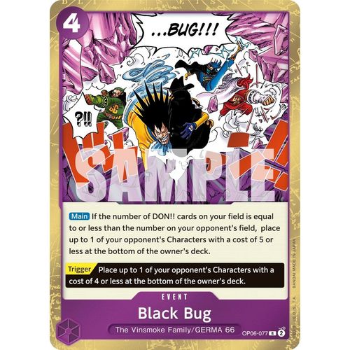 Black Bug (OP06 - 077) [Wings of the Captain] - PokéBox Australia