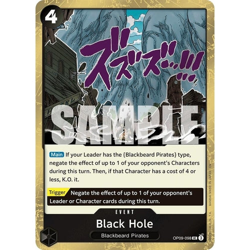 Black Hole (Pirate Foil) (OP09 - 098) (Premium Booster - The Best - Vol. 2) - PokéBox Australia